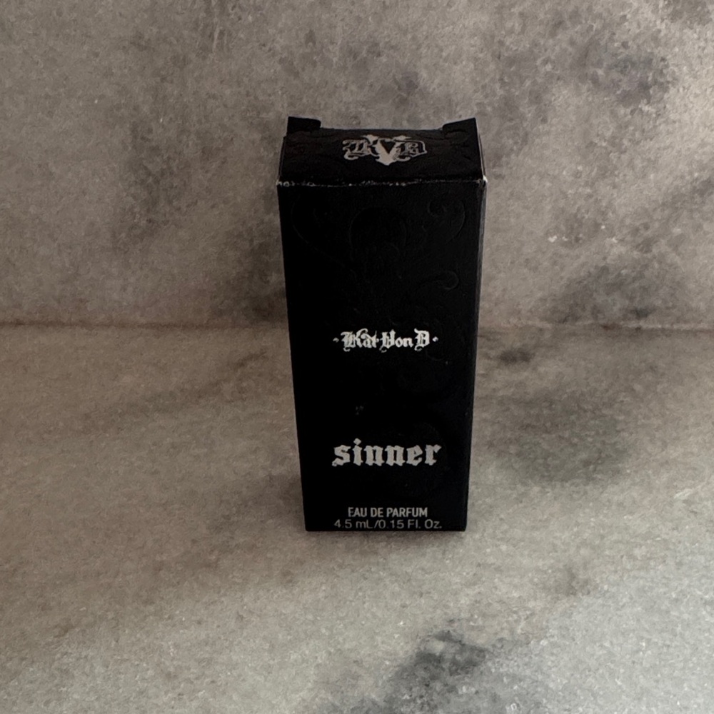 Kat Von D Sinner Perfume in Black Packaging